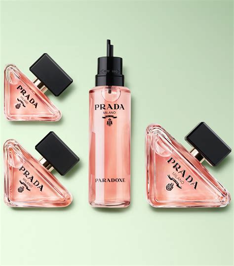 hoe much spray prada prrfume|prada paradoxe refillable perfume.